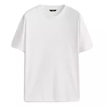 Футболка Massimo Dutti 100% Cotton Short Sleeve, белый