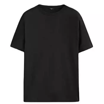 Футболка Massimo Dutti 100% Cotton Short Sleeve, черный