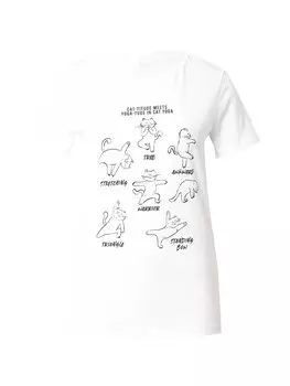 Футболка Mavi CAT YOGA, белый