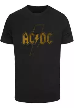Футболка Merchcode ACDC DISTRESS FLASH, черный