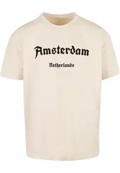 Футболка Merchcode AMSTERDAM, бежевый