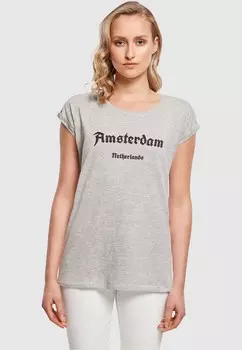 Футболка Merchcode AMSTERDAM, серый