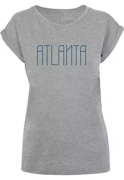 Футболка Merchcode ATLANTA, пятнистый серый