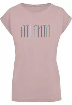 Футболка Merchcode ATLANTA, темно-розовый
