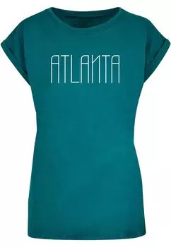 Футболка Merchcode ATLANTA X, цвет Petrol