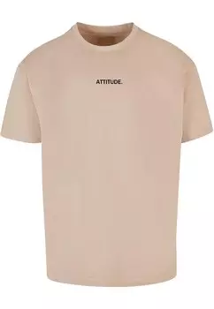 Футболка Merchcode ATTITUDE, песочный