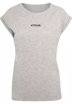 Футболка Merchcode ATTITUDE, серый