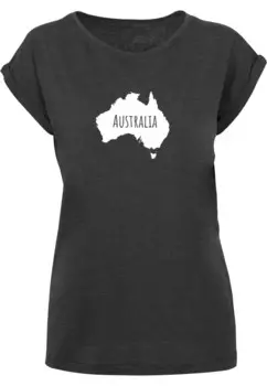 Футболка Merchcode AUSTRALIA X, антрацит