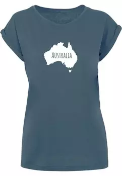 Футболка Merchcode AUSTRALIA X, цвет Petrol