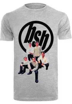 Футболка Merchcode BACKSTREET BOYS, серый