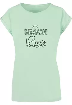 Футболка Merchcode BEACH PLEASE, цвет Mint