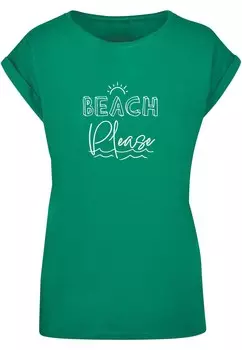 Футболка Merchcode BEACH PLEASE, зеленый