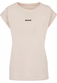 Футболка Merchcode BELIEVE FRONT, песочный