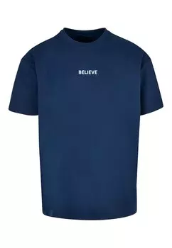 Футболка Merchcode BELIEVE FRONT, темно-синий