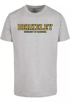 Футболка Merchcode BERKELEY UNIVERSITY, серый