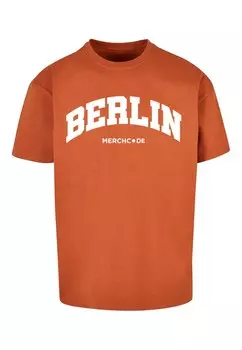 Футболка Merchcode Berlin, цвет Caramel