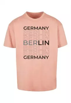 Футболка Merchcode BERLIN, цвет Pitaya