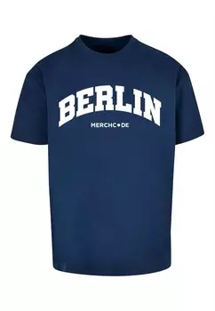 Футболка Merchcode BERLIN, темно-синий