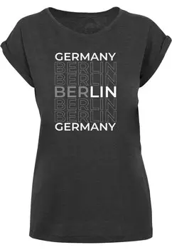 Футболка Merchcode BERLIN X, антрацит