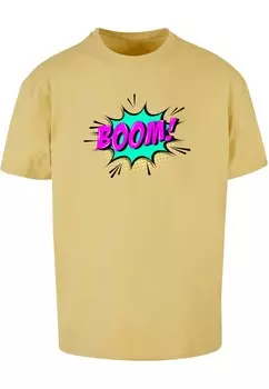 Футболка Merchcode BOOM COMIC, цвет Mustard