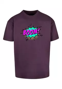 Футболка Merchcode BOOM COMIC, фиолетовый