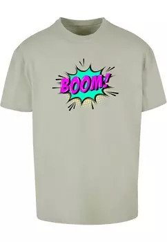 Футболка Merchcode BOOM COMIC, хаки