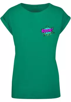 Футболка Merchcode BOOM COMIC, зеленый