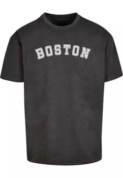 Футболка Merchcode BOSTON, пятнистый черный