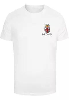 Футболка Merchcode BROWN UNIVERSITY, белый