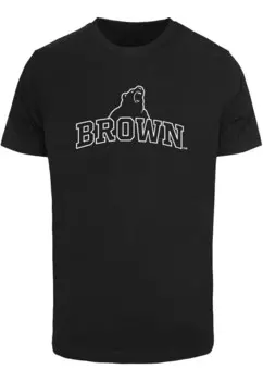 Футболка Merchcode BROWN UNIVERSITY, черный