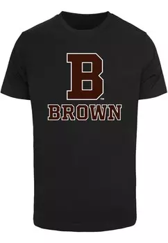 Футболка Merchcode BROWN UNIVERSITY, черный