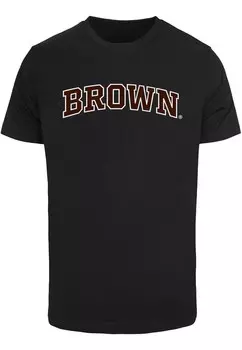 Футболка Merchcode BROWN UNIVERSITY, черный