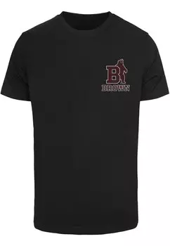 Футболка Merchcode BROWN UNIVERSITY, черный