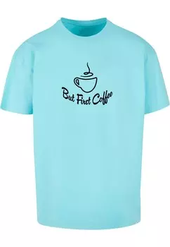 Футболка Merchcode BUT FIRST COFFEE, зеленый