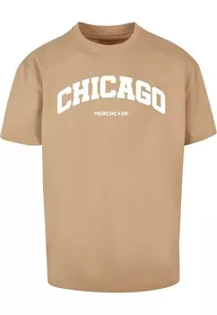 Футболка Merchcode CHICAGO, светло-бежевый