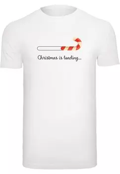 Футболка Merchcode CHRISTMAS LOADING, белый