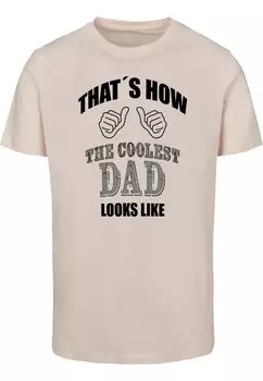 Футболка Merchcode COOLEST DAD, цвет Powder