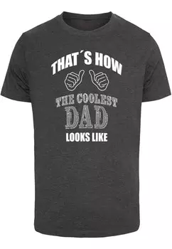 Футболка Merchcode COOLEST DAD, серый/антрацит