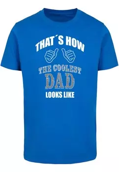 Футболка Merchcode COOLEST DAD, синий кобальт