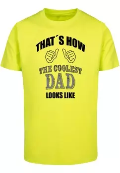 Футболка Merchcode COOLEST DAD, желтый