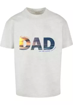Футболка Merchcode FOR THE BEST DAD, светло-серый