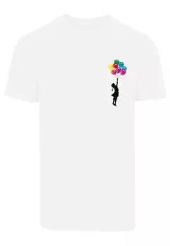 Футболка Merchcode GIRL FLOATING AWAY, белый