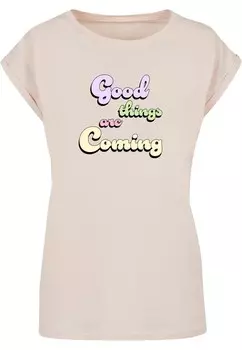 Футболка Merchcode GOOD THINGS, песочный