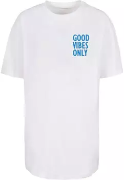 Футболка Merchcode GOOD VIBES ONLY, белый
