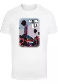 Футболка Merchcode GRAND THUG LIFE, белый