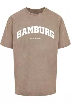 Футболка Merchcode HAMBURG, коричневый