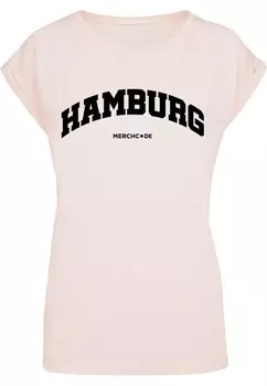Футболка Merchcode HAMBURG, светло-розовый
