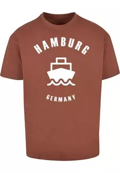 Футболка Merchcode HAMBURG X, коричневый