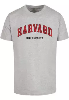 Футболка Merchcode HARVARD UNIVERSITY, серый
