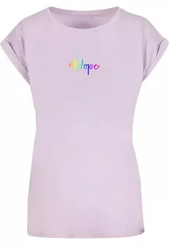 Футболка Merchcode HOPE RAINBOW, лавандовый